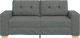vidaXL vidaXL Sofa dwuosobowa, ciemnoszara, 140 cm, tkanina 4