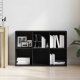 vidaXL Regał na książki czarny dąb 66x30x98 cm drewno klejone (862420) 3