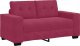 vidaXL vidaXL Sofa dwuosobowa, wino czerwone, 120 cm, aksamit 2