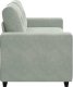 vidaXL Sofa dwuosobowa Jasnoszara 140 cm Aksamit 5