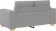vidaXL Sofa dwuosobowa, szara chmurowy, 120 cm, tkanina 6