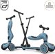 Scoot and Ride HK1 Push and Go 2w1 jeździk i hulajnoga dla dzieci 1-5 lat, kolor: Steel 17