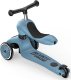 Scoot and Ride HK1 Push and Go 2w1 jeździk i hulajnoga dla dzieci 1-5 lat, kolor: Steel 4