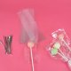 PME Zestaw torebek Cake Pop ze srebrnymi wstążkami 3
