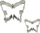 PME Zestaw 2 metalowych foremek motyl 1