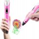 DŁUGOPIS 3D PEN Z NAKŁADKAMI I SZABLONAMI 3D PEN 4