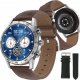 SMARTWATCH MĘSKI 2 PASKI DT70 CZARNY 1