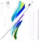 Rysik do Apple iPad Alogy Pencil z funkcją Palm Rejection Tilt Magnetyczny USB-C + zapasowa końcówka Biały 2