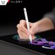 Rysik do Apple iPad Alogy Pencil z funkcją Palm Rejection Tilt Magnetyczny USB-C + zapasowa końcówka Biały 4