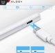Rysik do Apple iPad Alogy Pencil z funkcją Palm Rejection Tilt Magnetyczny USB-C + zapasowa końcówka Biały 9