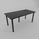 Biurko gamingowe MARCO GAME BIG 160x80cm Czarne 1
