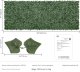 Vevor Sztuczny Żywopłot 1500 x 4000 mm Mata Osłonowa z Liśćmi Bluszczu 2