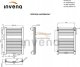 Grzejnik INVENA 800X540 łazienkowy CZARNY WYSYŁKA 48h 2