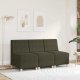 vidaXL Sofa Fotel Armia Zielony 55 cm Skóra zamszowa 3