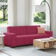 vidaXL Sofa 3-osobowa, winna czerwień, 180 cm, obita aksamitem 1