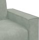 vidaXL vidaXL Sofa 3-osobowa, jasnoszara, 180 cm, tapicerowana aksamitem 7