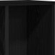 vidaXL Regał biblioteczny Czarny Dąb 50x25x80 cm Drewno klejone 9