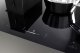 Novy | One Pro 1811 | Induction hob with built-in hood | 78 cm | Number of burners/cooking zones 4 | Black | Touch 3