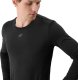 Koszulka męska Longsleeve 4F M372 czarna 4FWSS25TFLOM372 20S XL 3