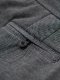 Krótkie spodenki męskie SLIM FIT ze strukturalnej melanżowej dzianiny  czarne V2 OM-SRCS-0166 L 9