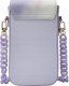 Nimmy Zestaw 3w1 torebka na telefon + portfel + etui na lokalizator fioletowy/purple Big Eyed Pet 2.0 Rabbit 4