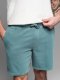 Męskie krótkie spodenki dresowe RELAXED FIT w stylu athleisure  turkusowe V1 OM-SRWS-0122 XL 1