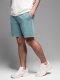Męskie krótkie spodenki dresowe RELAXED FIT w stylu athleisure  turkusowe V1 OM-SRWS-0122 XL 3