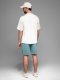 Męskie krótkie spodenki dresowe RELAXED FIT w stylu athleisure  turkusowe V1 OM-SRWS-0122 XL 6