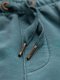 Męskie krótkie spodenki dresowe RELAXED FIT w stylu athleisure  turkusowe V1 OM-SRWS-0122 XL 7