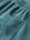 Męskie krótkie spodenki dresowe RELAXED FIT w stylu athleisure  turkusowe V1 OM-SRWS-0122 XL 9