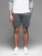 Dresowe krótkie spodenki męskie RELAXED FIT w stylu athleisure  grafitowe V3 OM-SRWS-0122 XXL 1