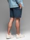 Krótkie spodenki dresowe męskie RELAXED FIT w stylu athleisure  granatowe V4 OM-SRWS-0122 XXL 5