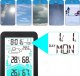 BEZPRZEWODOWA STACJA POGODY TERMOMETR HIGROMETR CZUJNIK METEO Z ZEGAREM LCD 5