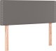 Łóżko Kontynentalne Z Materacem I Led, Szara Ekoskóra 90X200 Cm 6