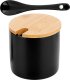 CUKIERNICA CUKIERNICZKA CERAMICZNA Z ŁYŻECZKĄ CZARNA 139681 5