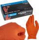 Rękawice nitrylowe SOLID GRIP 50szt. r. M pomarańczowe (10) 1
