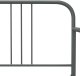 Sofa Z Wysuwaną Ramą Łóżka, Szara, Metalowa, 90X200 Cm 8