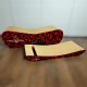 Drapak dla kota czarny w serca NATAN | 58x6.6x24 cm | MruuPruu 6