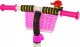 LeanToys Rower trójkołowy Eva różowy Pro100 6