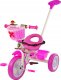 LeanToys Rower trójkołowy Eva różowy Pro100 1