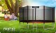 NeoSport Trampolina ogrodowa 14ft/435cm z siatką zewnętrzną i drabinką 7