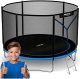 NeoSport Trampolina ogrodowa 10ft/312cm z siatką zewnętrzną i drabinką 12