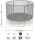 Trampolina ogrodowa Neo-Sport NeoSport Trampolina ogrodowa 10ft/312cm z siatką zewnętrzną i drabinką 4
