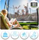 Trampolina ogrodowa Neo-Sport NeoSport Trampolina ogrodowa 10ft/312cm z siatką zewnętrzną i drabinką 9