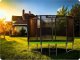 NeoSport Trampolina ogrodowa 10ft/312cm z siatką zewnętrzną i drabinką 3