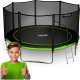 NeoSport Trampolina ogrodowa 12ft/374cm z siatką zewnętrzną i drabinką 1