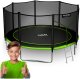 Trampolina ogrodowa Neo-Sport NeoSport Trampolina ogrodowa 12ft/374cm z siatką zewnętrzną i drabinką 11