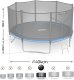 Trampolina ogrodowa Neo-Sport NeoSport Trampolina ogrodowa 13ft/404cm z siatką zewnętrzną i drabinką 5