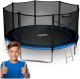 Trampolina ogrodowa Neo-Sport NeoSport Trampolina ogrodowa 13ft/404cm z siatką zewnętrzną i drabinką 12
