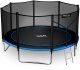 Trampolina ogrodowa Neo-Sport NeoSport Trampolina ogrodowa 13ft/404cm z siatką zewnętrzną i drabinką 1